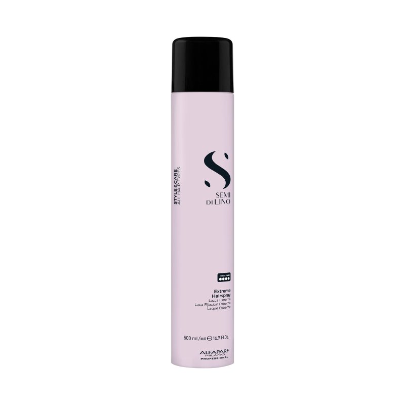 alfaparf-milano-semi-di-lino-style-care-extreme-hairspray-500ml Alfaparf Milano Semi di Lino Style & Care Extreme Hairspray 500ml – Bild 1