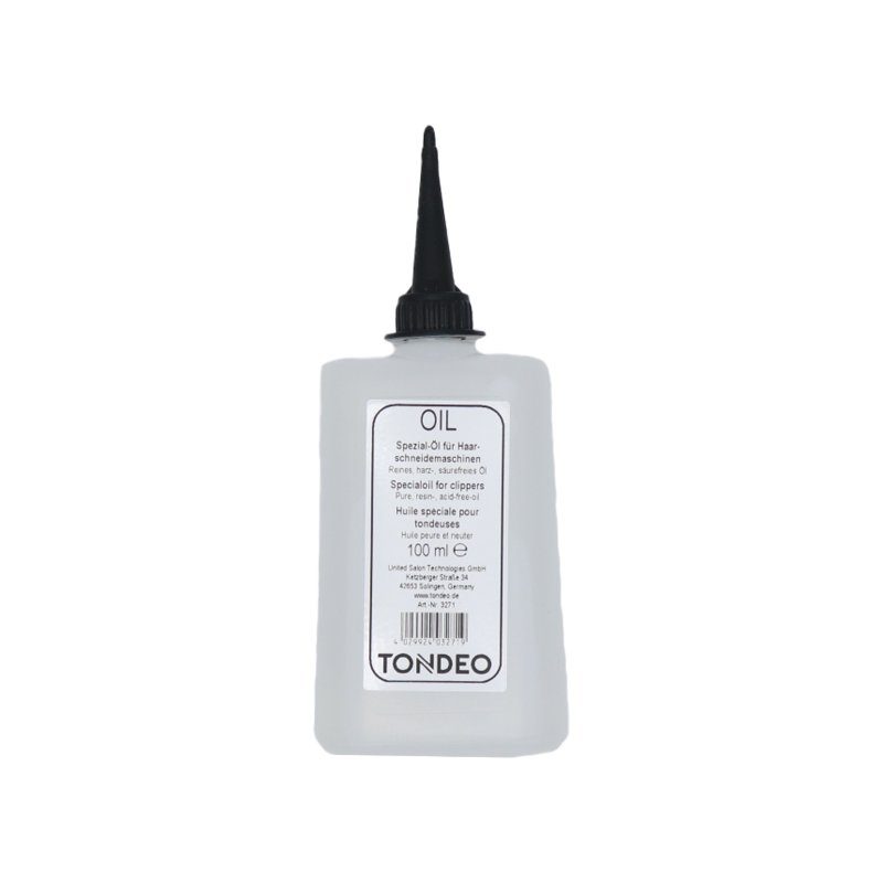 tondeo-elektrozubehoer-pflegeoel-fuer-haarschneidemaschine-100ml Tondeo Elektrozubehör Pflegeöl für Haarschneidemaschine 100ml – Bild 1