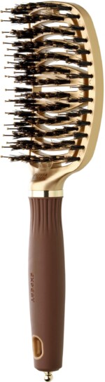 Olivia Garden EXPERT CARE FLEX Boar&Nylon Bristles Gold&Brown – Bild 2