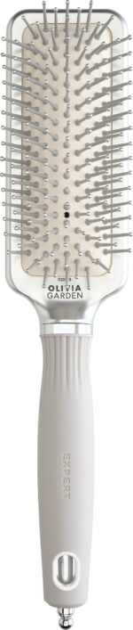 Olivia Garden EXPERT CARE RECTANGULAR Nylon Bristles Silver S