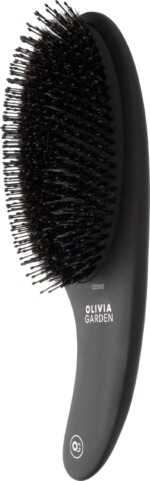 Olivia Garden EXPERT CARE CURVE Boar&Nylon Bristles Matt Black – Bild 2
