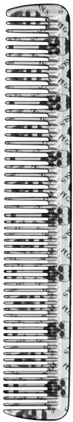 Pegasus Skulleto 202 silber Haarschneidekamm 18,5 cm – Bild 2