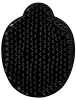 V7 Kleiderbürste Glückskäfer, rot/schwarz – Bild 2