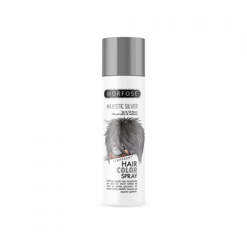 morfose-mech-hair-color-spray-majestic-silver-150ml Morfose Mech Hair Color Spray Majestic Silver 150ml – Bild 1
