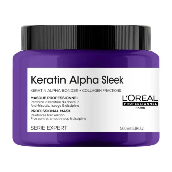 L'Oréal Professionnel Serie Expert Keratin Alpha Sleek Maske 500ml - L'Oréal Professionnel - Haarkuren & Masken