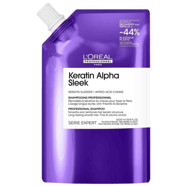 L'Oréal Professionnel Serie Expert Keratin Alpha Sleek Shampoo Refill 1000ml - L'Oréal Professionnel - Haarpflege