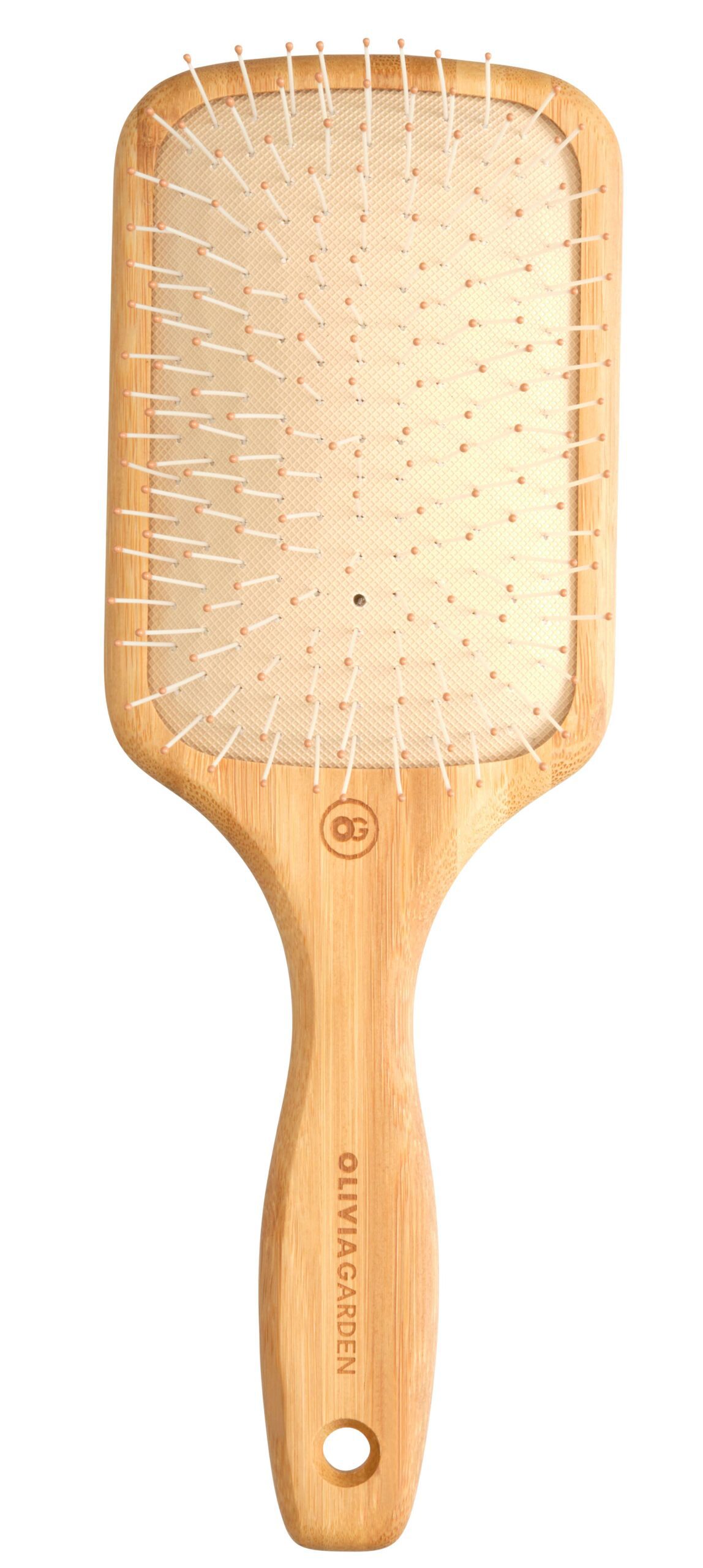 B 2406front Olivia Garden Bamboo Touch Nylon Entwirrungsbürste L