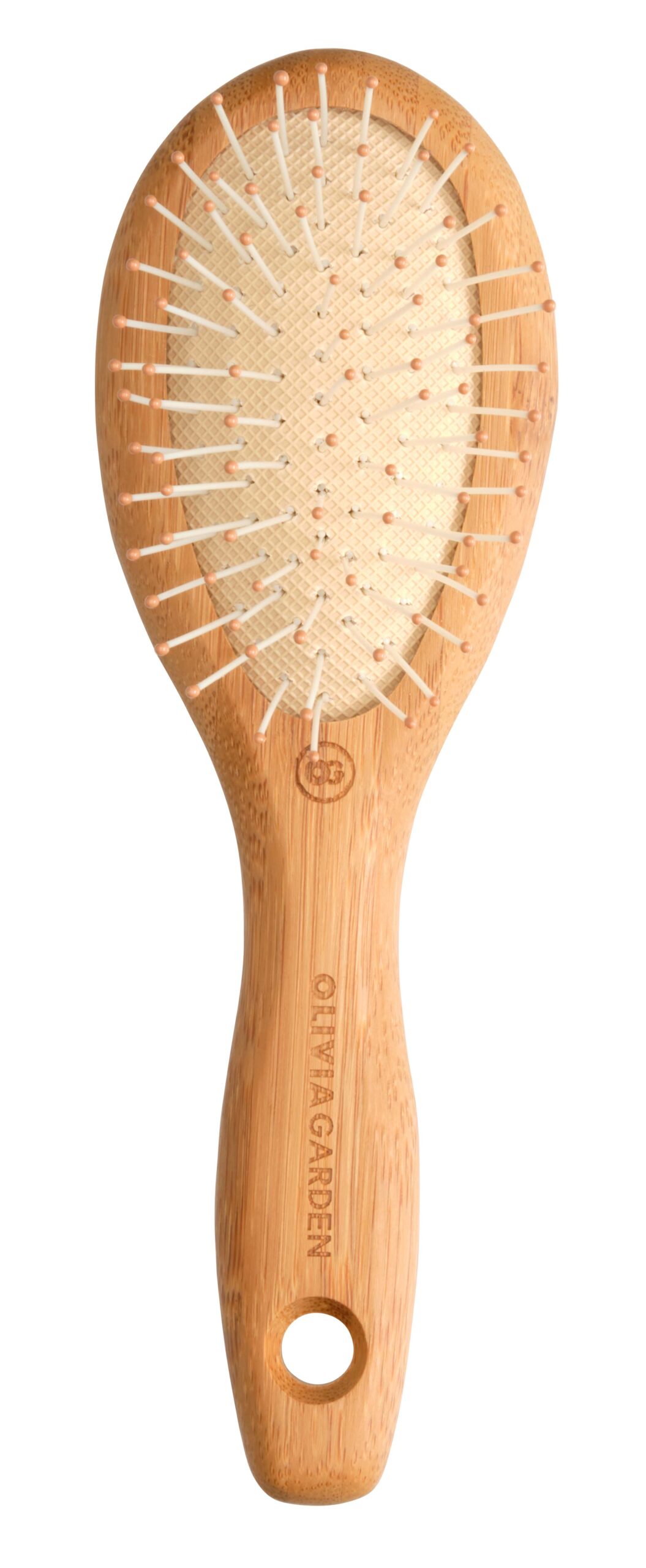 B 2408front Olivia Garden Bamboo Touch Nylon Entwirrungsbürste XS