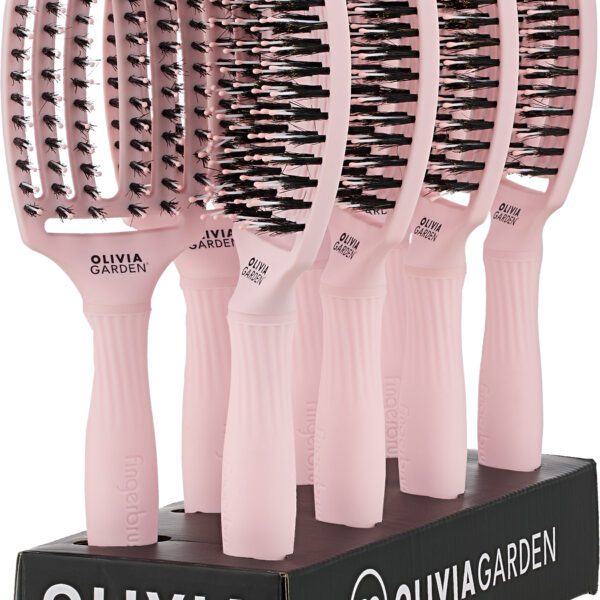 Olivia Garden Fingerbrush Combo M 8er Display pink