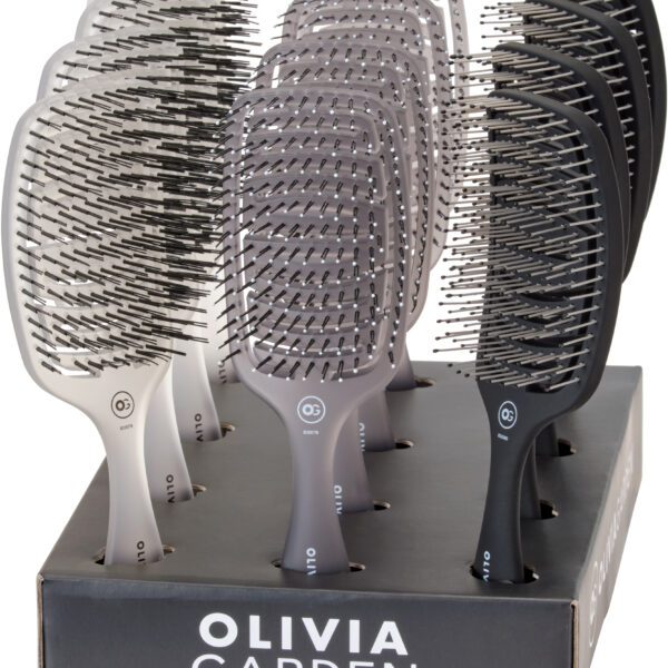 Olivia Garden ESSENTIAL CARE FLEX Display 12pc 4(F+M+T)