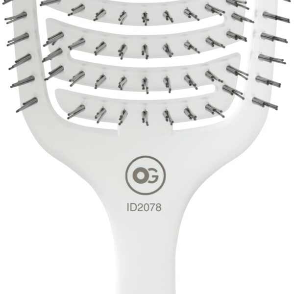 Olivia Garden ESSENTIAL CARE FLEX Fine Hair Bristles Ice White