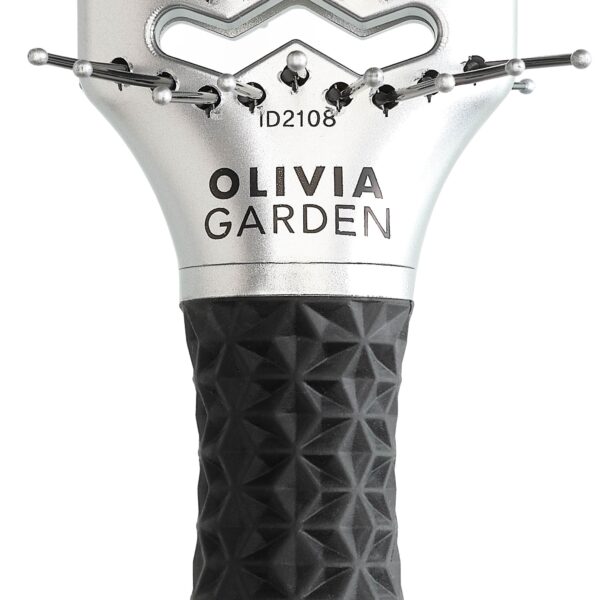 Olivia Garden ESSENTIAL STYLE DOUBLE TUNNEL Nylon/Double Silver